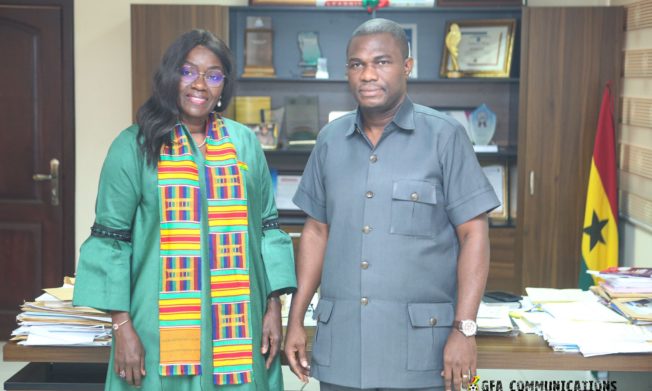 Director General of Ghana Education Service, Chief Director of Ministry of Education engage FIFA Director