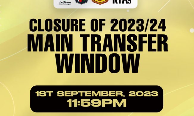Main Registration window closes on September 1