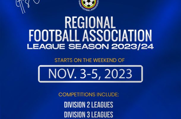 Regional Leagues to kick start 2023/24 season November 3-5 - Vimarsana News