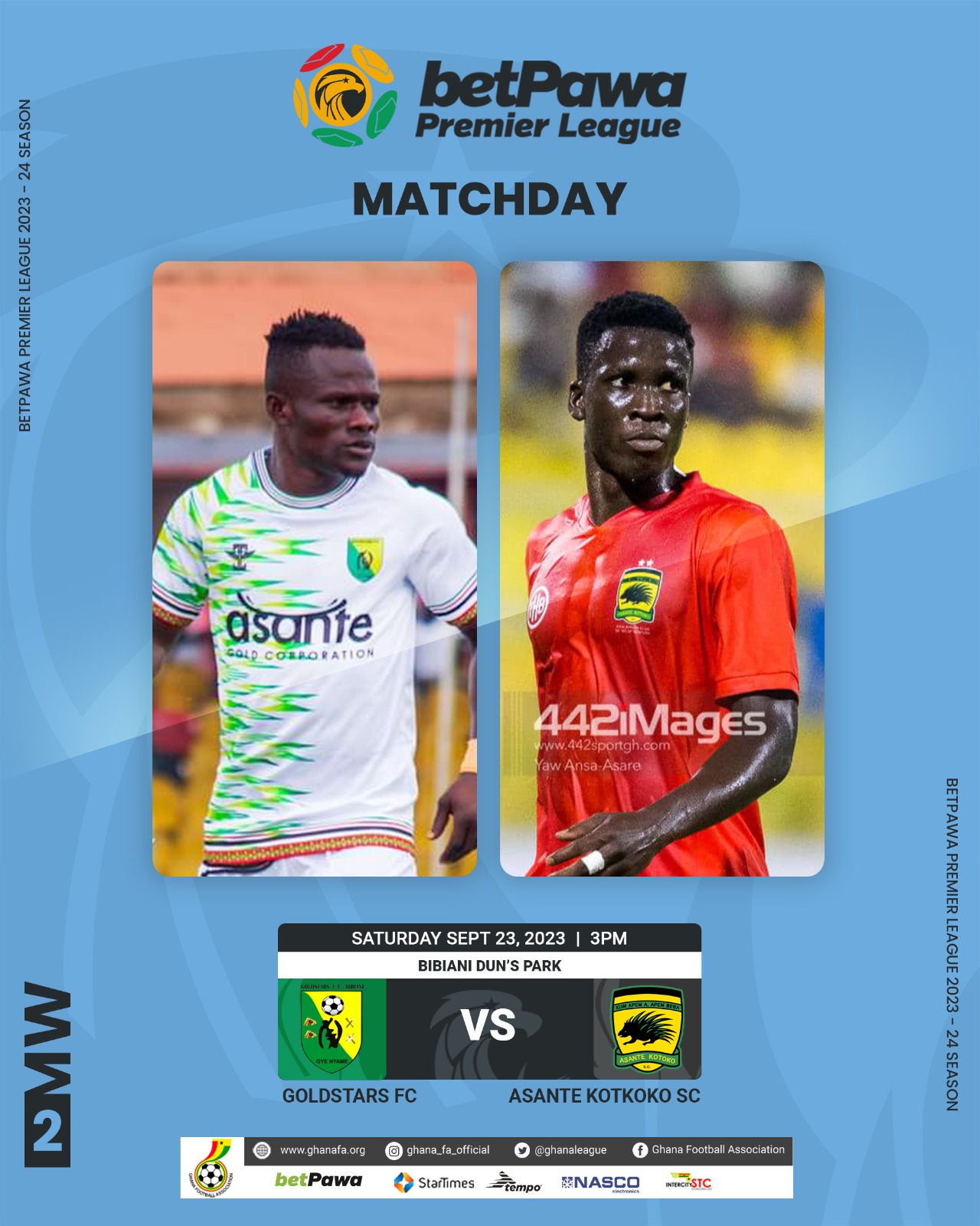 Bibiani Gold Stars clash with Asante Kotoko at DUN’s Park - Ghana ...