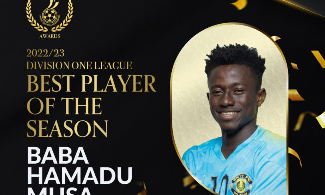 Baba Hamadu Musa wins top Division One League award