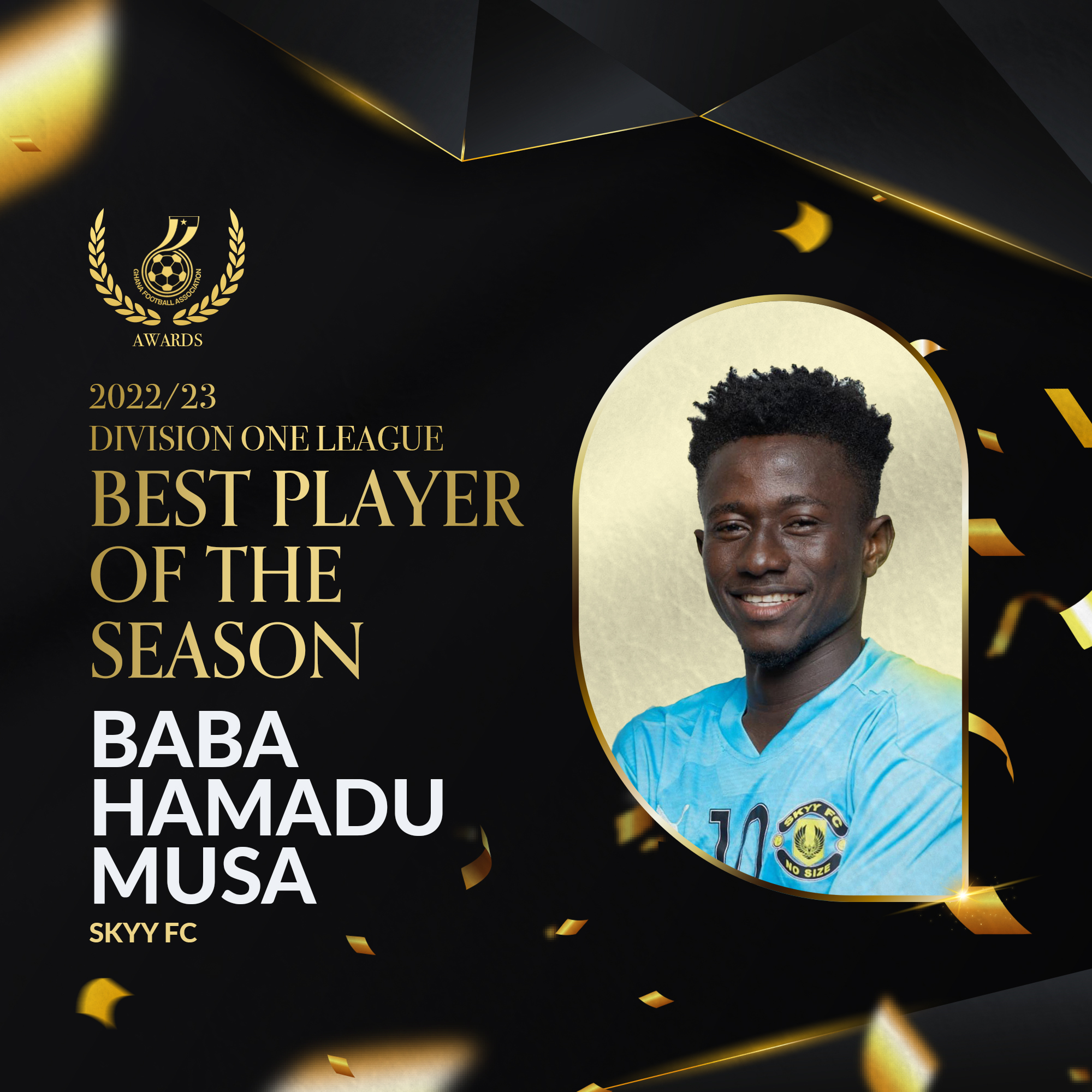 Baba Hamadu Musa wins top Division One League award