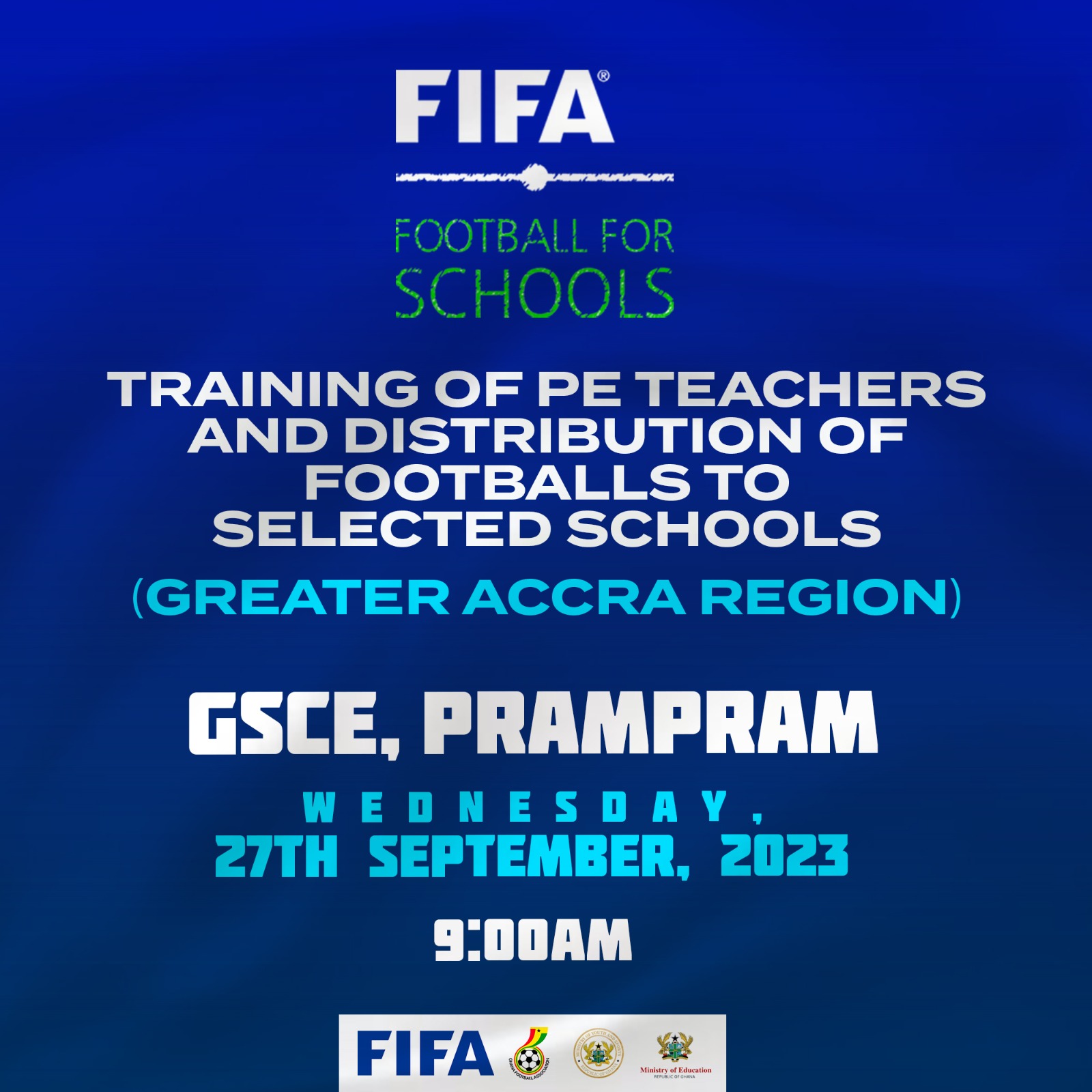 FIFA Football for Schools: Footballs to be distributed to selected schools in Greater Accra