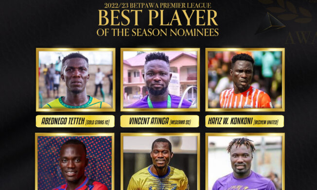 GFA Awards: Nominees for betPawa Premier League categories announced