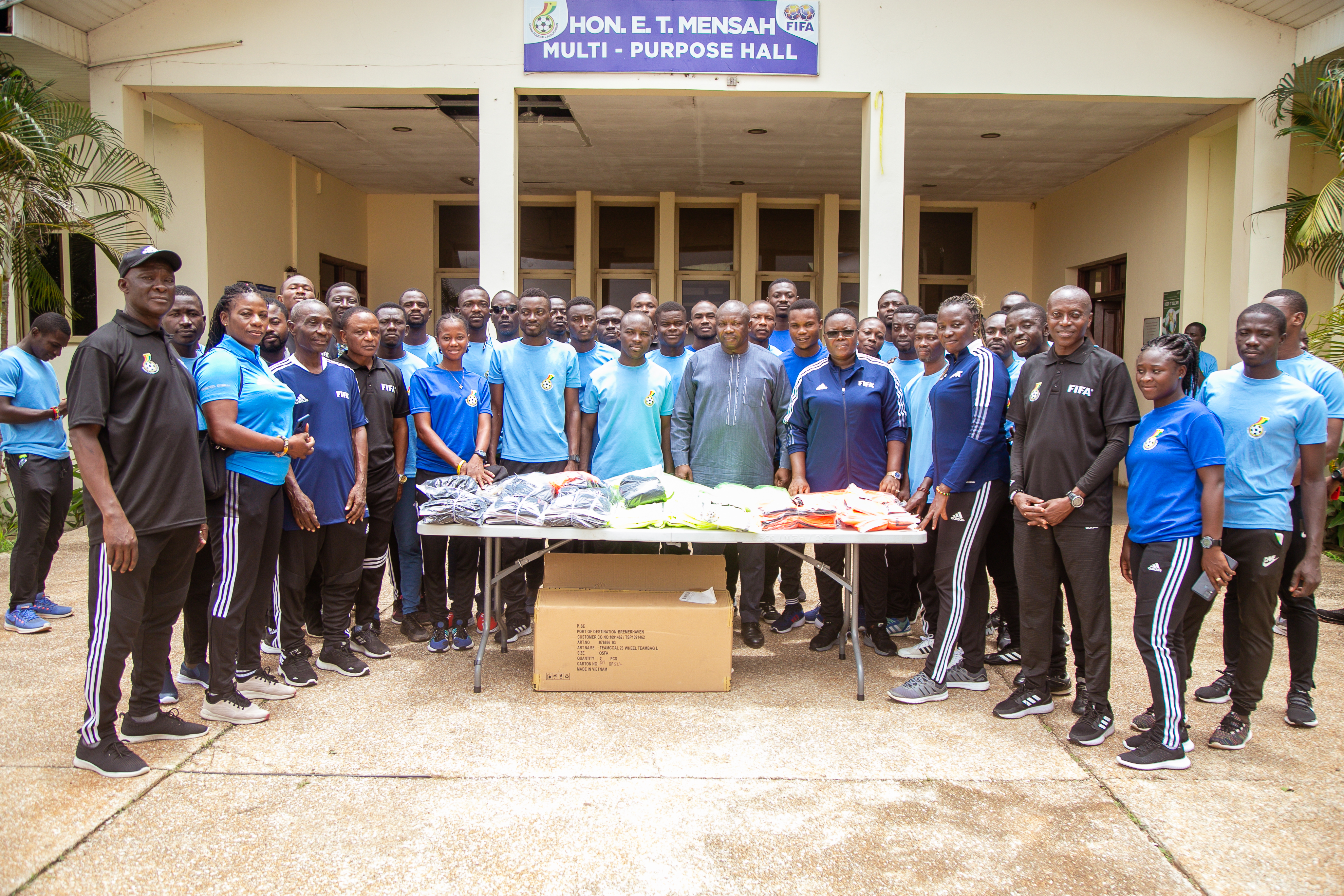 Referees receive new sets of uniforms ahead of start of 2023/24 league season