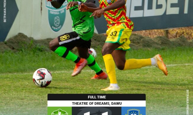 Nsoatreman FC hold Dreams FC in betPawa Premier League