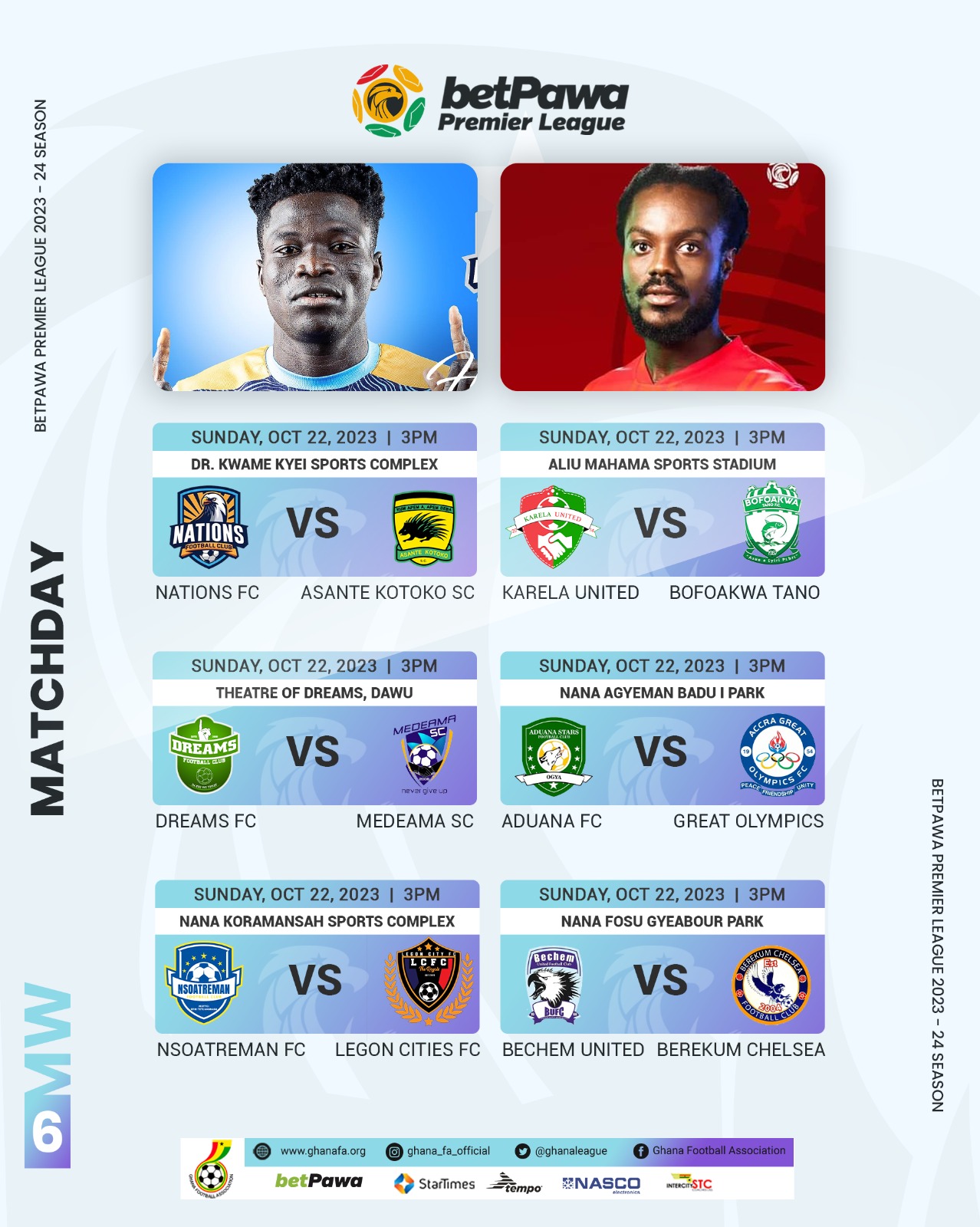 Nations FC clash with Asante Kotoko on Sunday