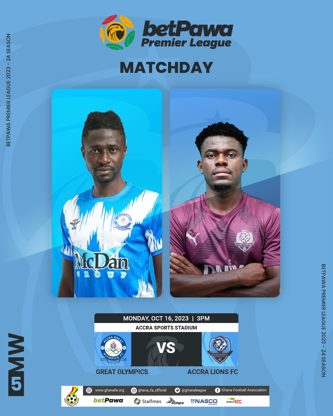 Unbeaten Accra Great Olympics square off with Accra Lions Monday