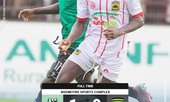 Emmanuel Keyekeh gives FC Samartex win over Asante Kotoko