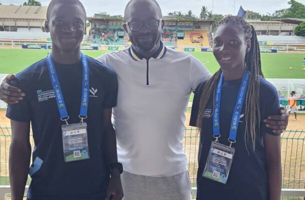 President Simeon-Okraku applauds Catch Them Young referees at ongoing WAFU U-15 championship - Vimarsana News
