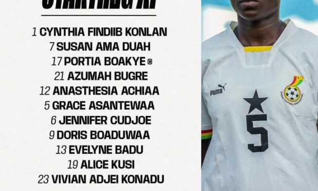 Doris Boaduwaa,Jennifer Cudjoe start for Ghana against Namibia