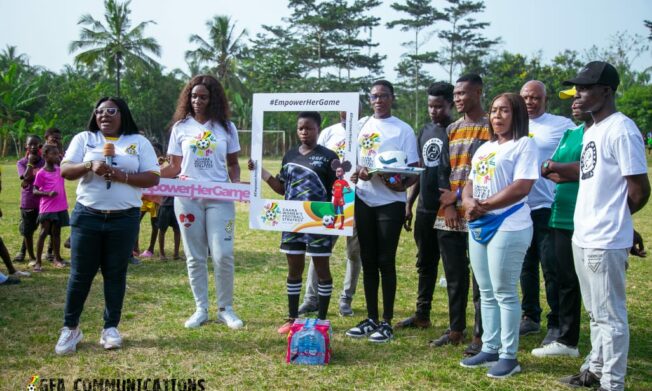 GFA wraps up Women’s Football Campaign “Raising Awareness” for 2023 at Akyem Akooko