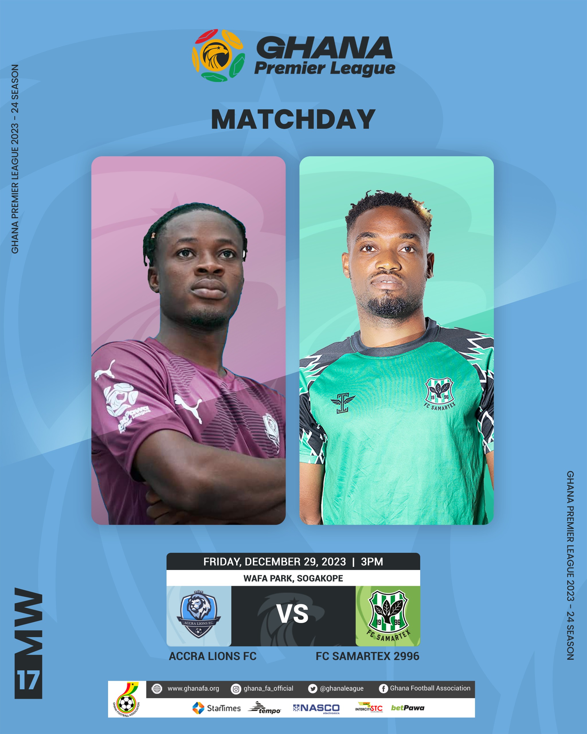 Accra Lions face leaders FC Samartex Friday