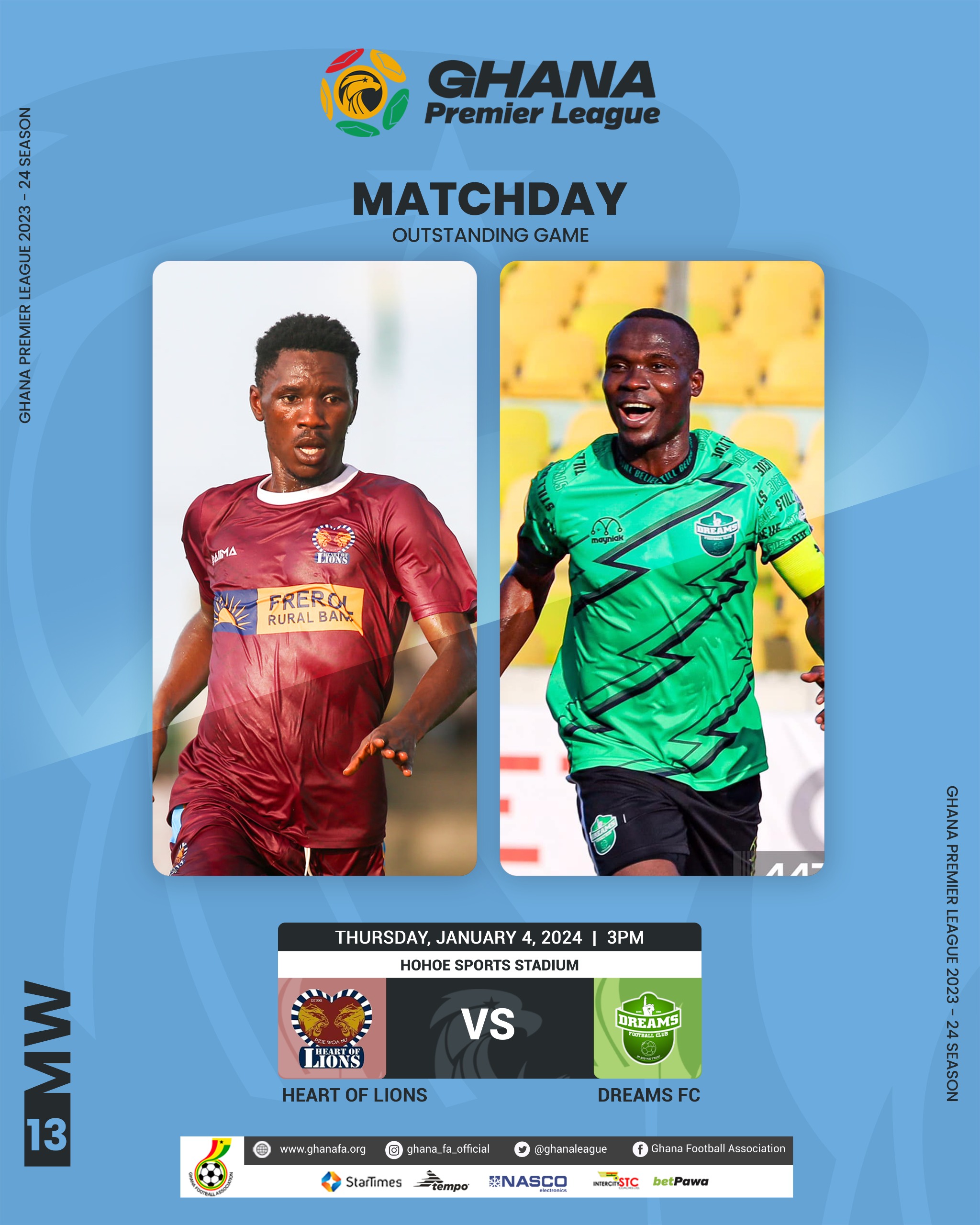Heart of Lions and Dreams FC clear outstanding game on January 4