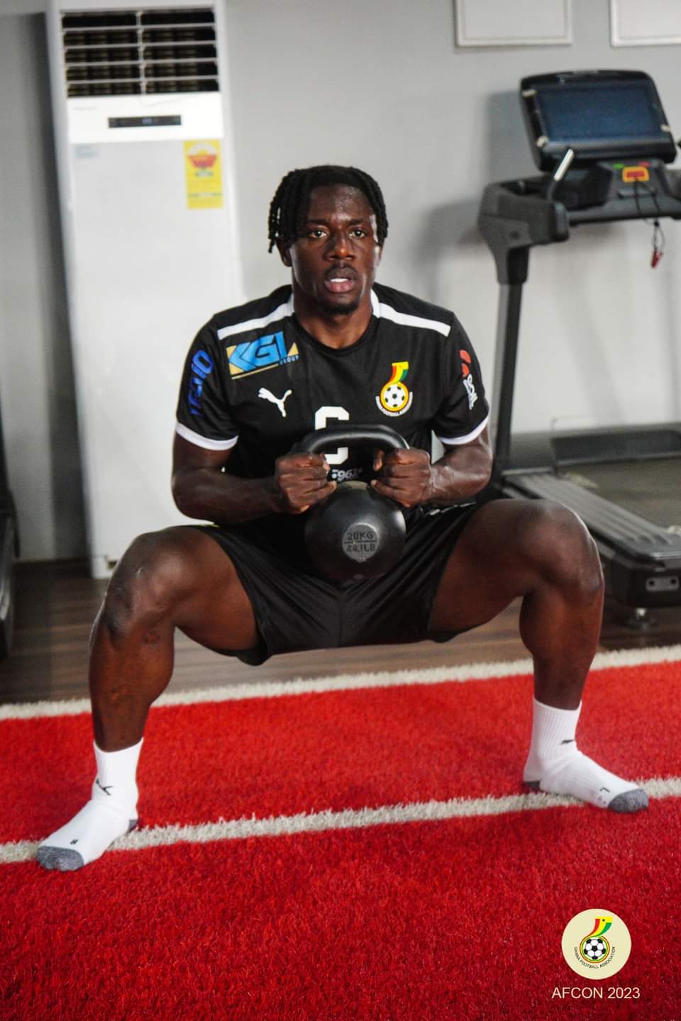 Black Stars hit gym Friday in preparation for Africa Cup of Nations