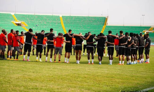 Black Stars wraps up Kumasi camping with final training at Baba Yara stadium