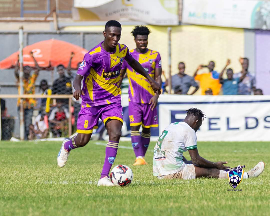 Reuben Hennessy scores late as Lions come from behind to draw with Medeama SC