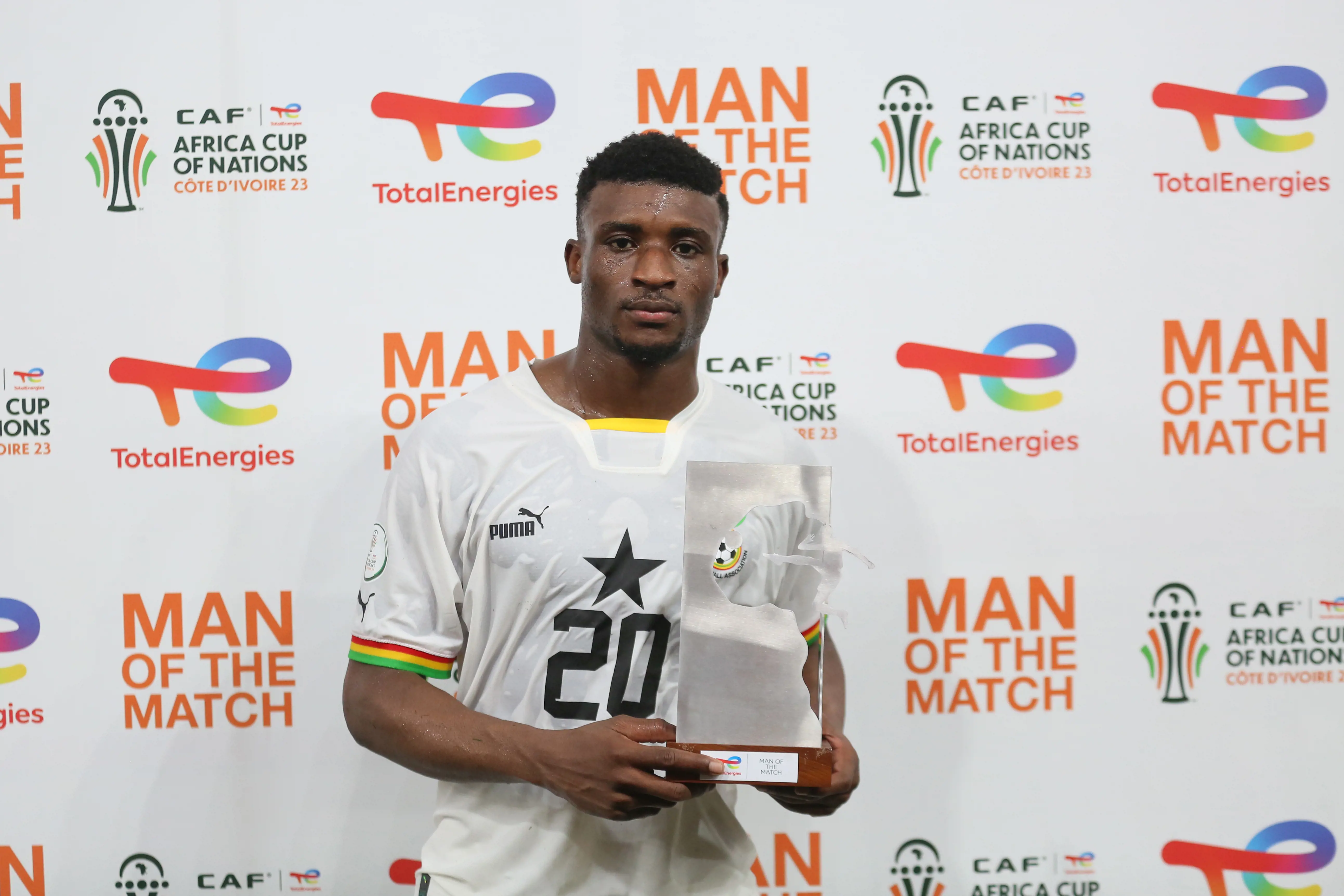 Mohammed Kudus picks Man of Man award against Mozambique