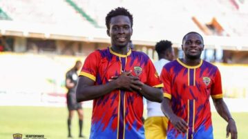 Hamza Issah scores brace as Hearts of Oak humble Real Tamale United in Accra