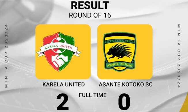 Asante Kotoko knocked out of MTN FA Cup by Karela United