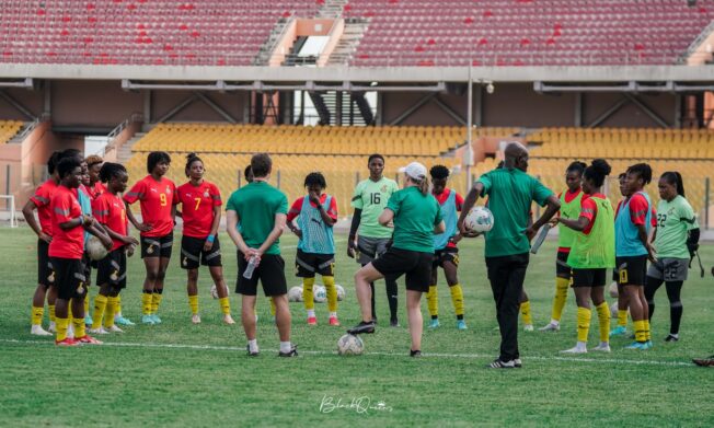 Black Queens hold first training in Accra ahead of Zambia qualifier