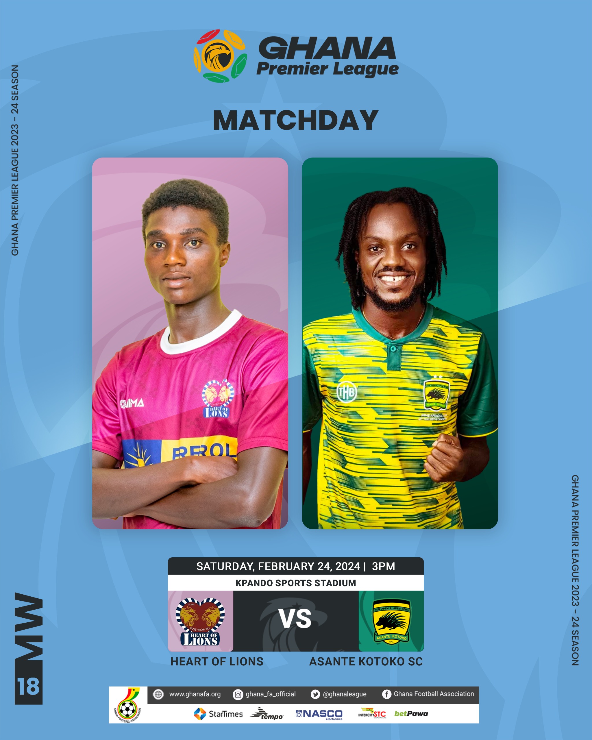 Heart of Lions face off with Asante Kotoko Saturday