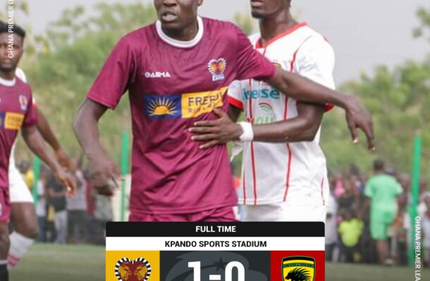 Asante Kotoko fall to Kwadwo Asamoah goal at Kpando - Vimarsana News