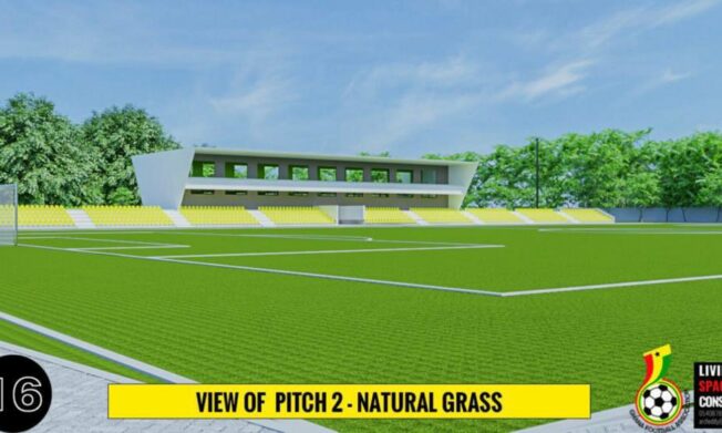 Construction of two first class pitches at Ghanaman Centre of Excellence to start in August
