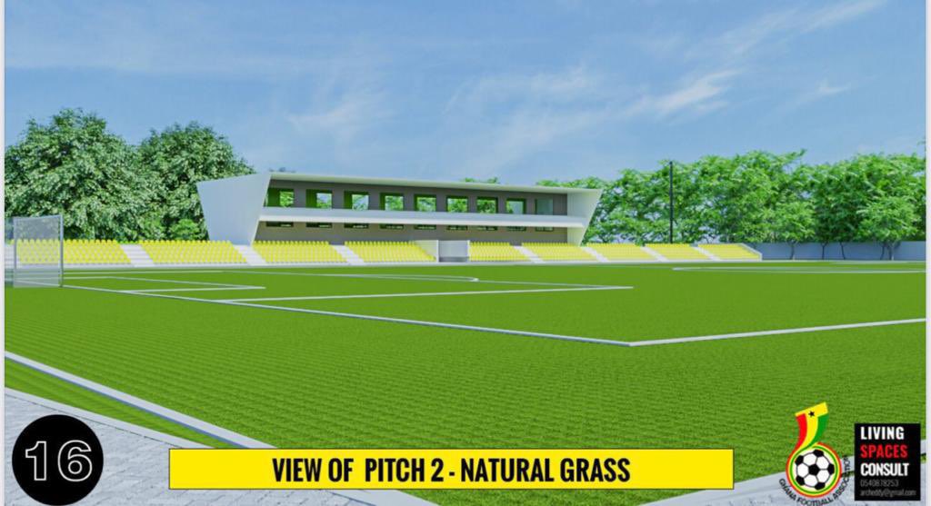 Construction of two first class pitches at Ghanaman Centre of Excellence to start in August
