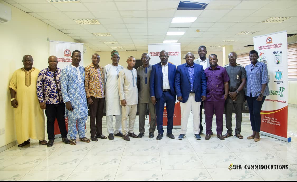 GFA President meets GARFA EXCO members on grassroots football developments