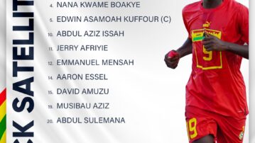 13th African Games: Coach Desmond Ofei names Black Satellites XI vs Senegal