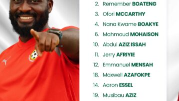 African Games: Black Satellites starting line up against Congo