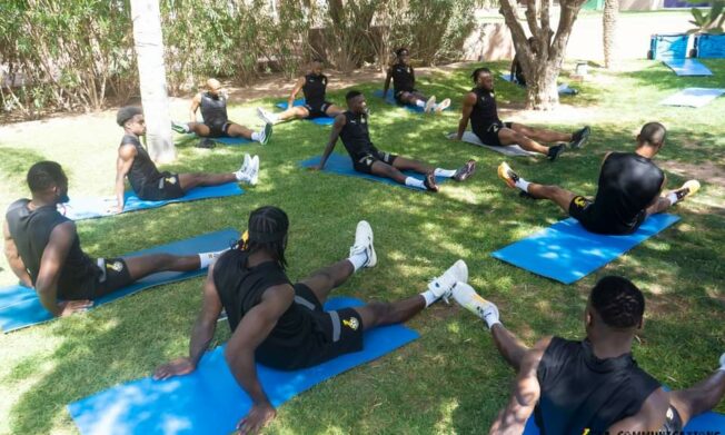 PHOTOS: Black Stars first session in Morocco ahead of friendlies
