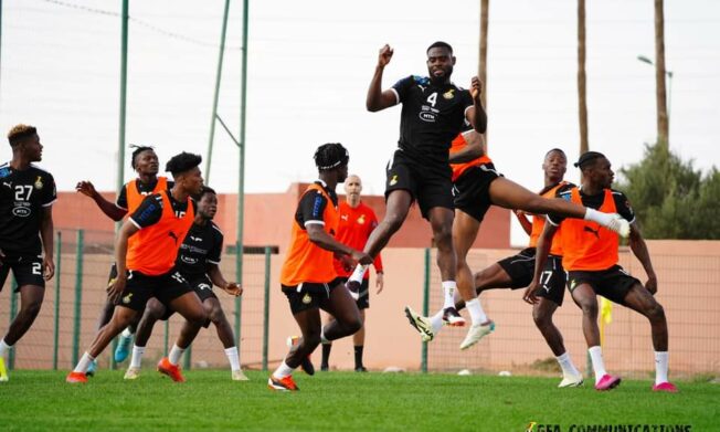 Twenty-three Black Stars train in Marrakech ahead of Nigeria, Uganda friendlies