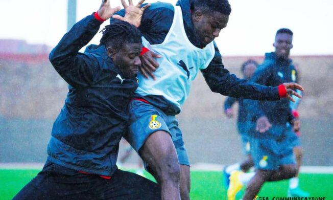 Photos: Black Stars train ahead of Uganda friendly