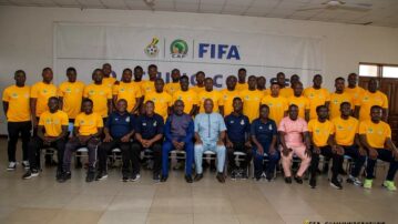 General Secretary Opens CAF Licence C Course in Prampram