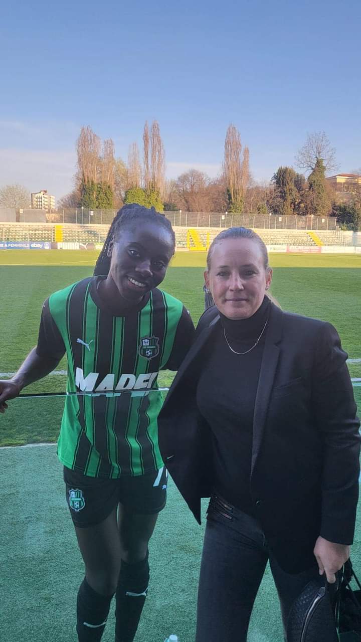 Black Queens Nora Häuptle on scouting mission at Ricci Stadium