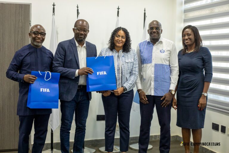 FIFA development office team visit GFA