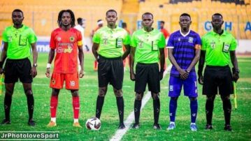 Match Officials for Ghana Premier League Matchweek 21