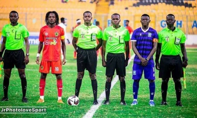 Match Officials for Ghana Premier League Matchweek 21