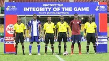 Match Officials for Ghana Premier League Matchweek 20