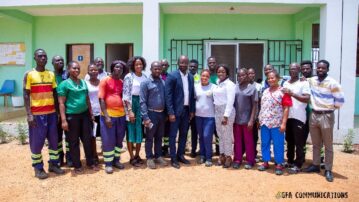 GFA President visits Ghanaman Soccer Centre of Excellence