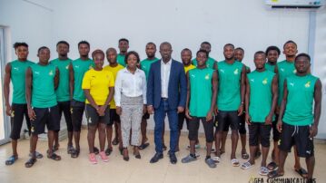 President Kurt Okraku inspires Futsal National Team