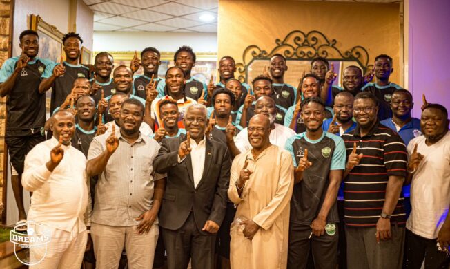 Ghana's Ambassador to Egypt boosts morale of Dreams FC ahead of crucial clash with Zamalek