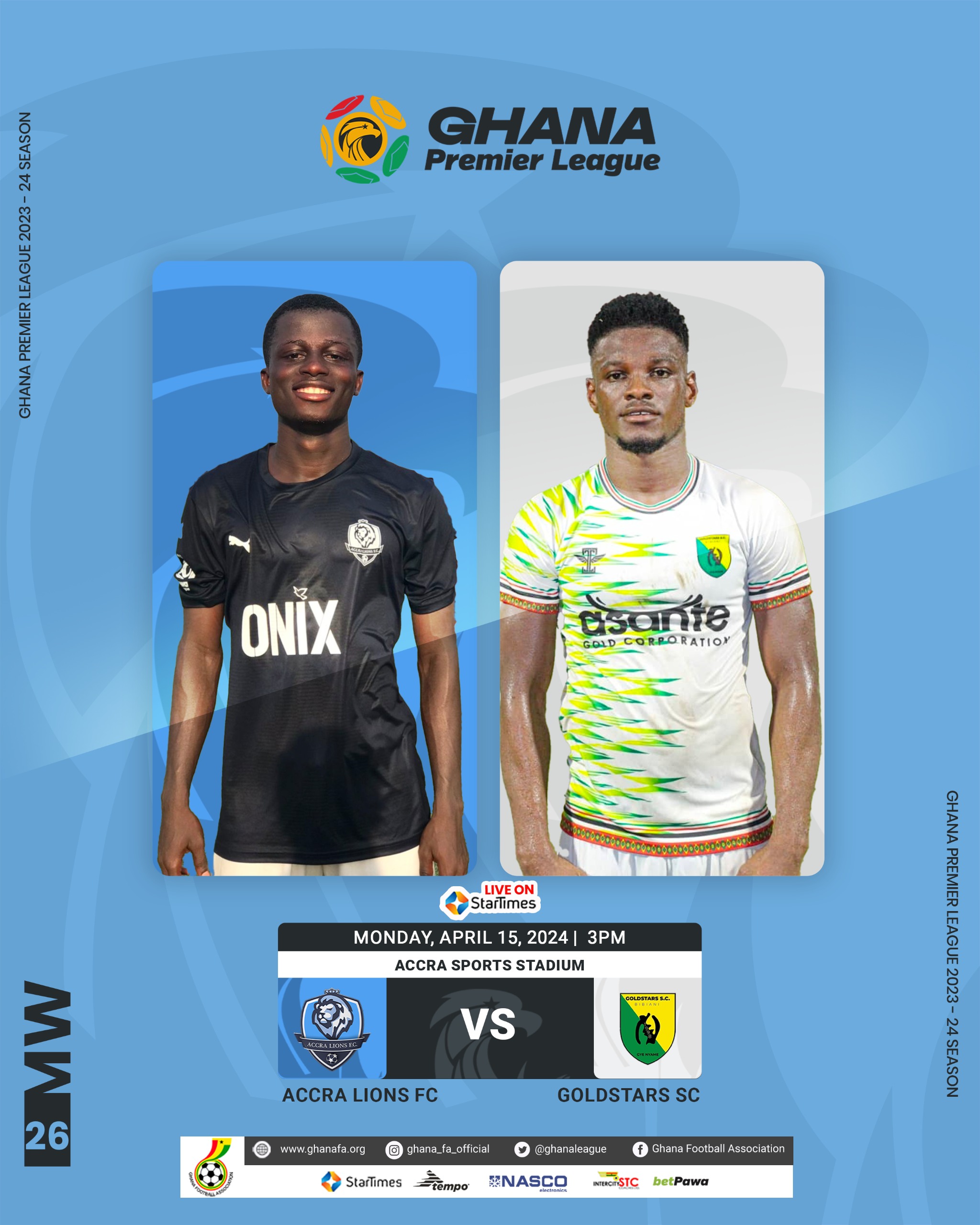 Accra Lions host Bibiani GoldStars FC on Monday - Preview