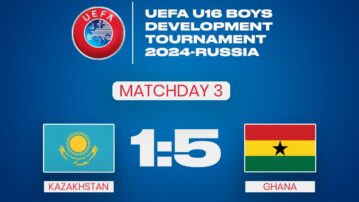 Ghana stages spectacular comeback to defeat Kazakhstan 5-1 in UEFA U16 International Development Tournament