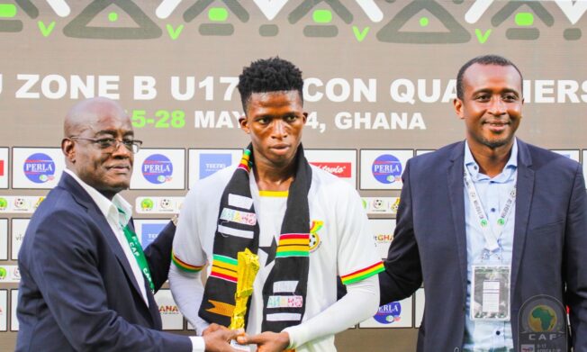 Gbafa shines again, wins another MOTM Award in Ghana-Nigeria game in WAFU Zone B U17 Tournament