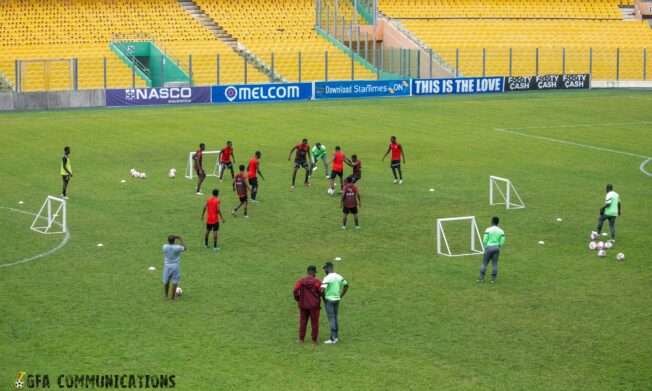 PHOTOS: Black Starlets hold recovery training session after semi-final loss to Burkina Faso