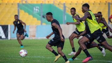 PHOTOS: Black Starlets wrap up preparations on Monday ahead Benin clash
