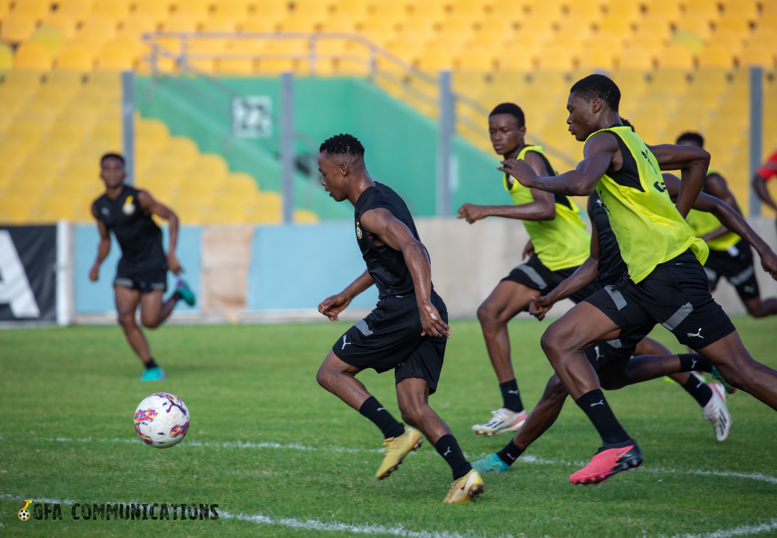 PHOTOS: Black Starlets wrap up preparations on Monday ahead Benin clash